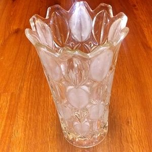 Lead crystal vase